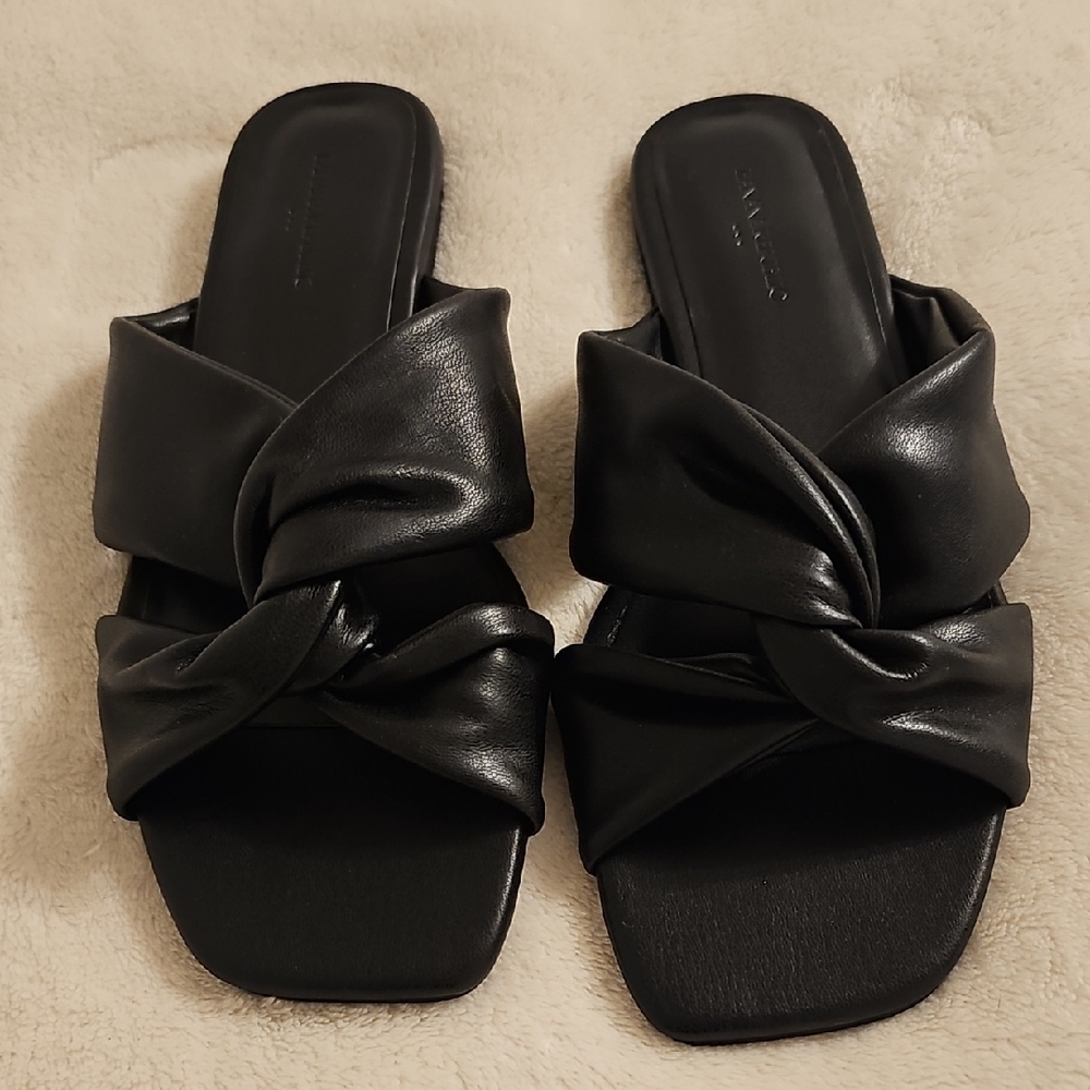 Banana Republic Factory Black Women's Slide Sandals Size 7